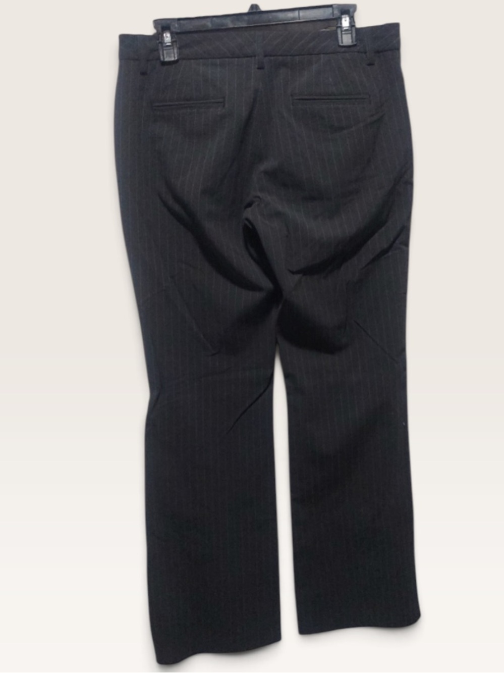 Old Navy Women's Grey with Blue Pinstripe Tailored Trousers, Size 10, GUC - Picture 5 of 9